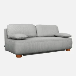 Sofá cama de terciopelo de pana, 3 plazas