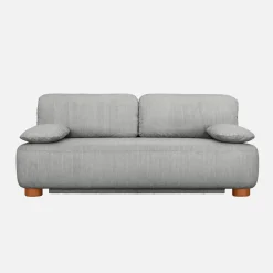 Sofá cama de terciopelo de pana, 3 plazas