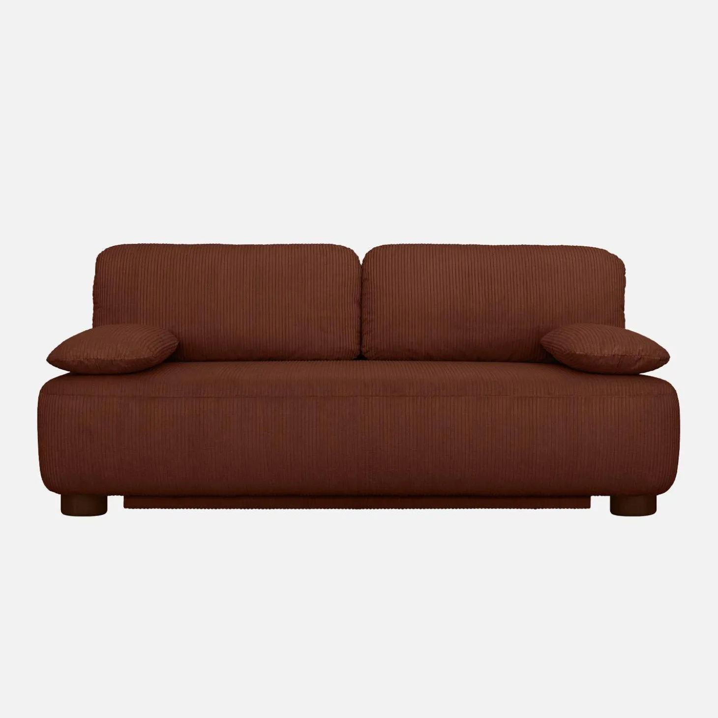 Sofá cama de terciopelo de pana, 3 plazas