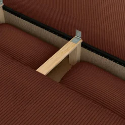 Sofá cama de terciopelo de pana, 3 plazas