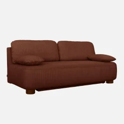 Sofá cama de terciopelo de pana, 3 plazas