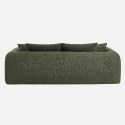 Sofá cama en borreguito texturizado, 3 plazas