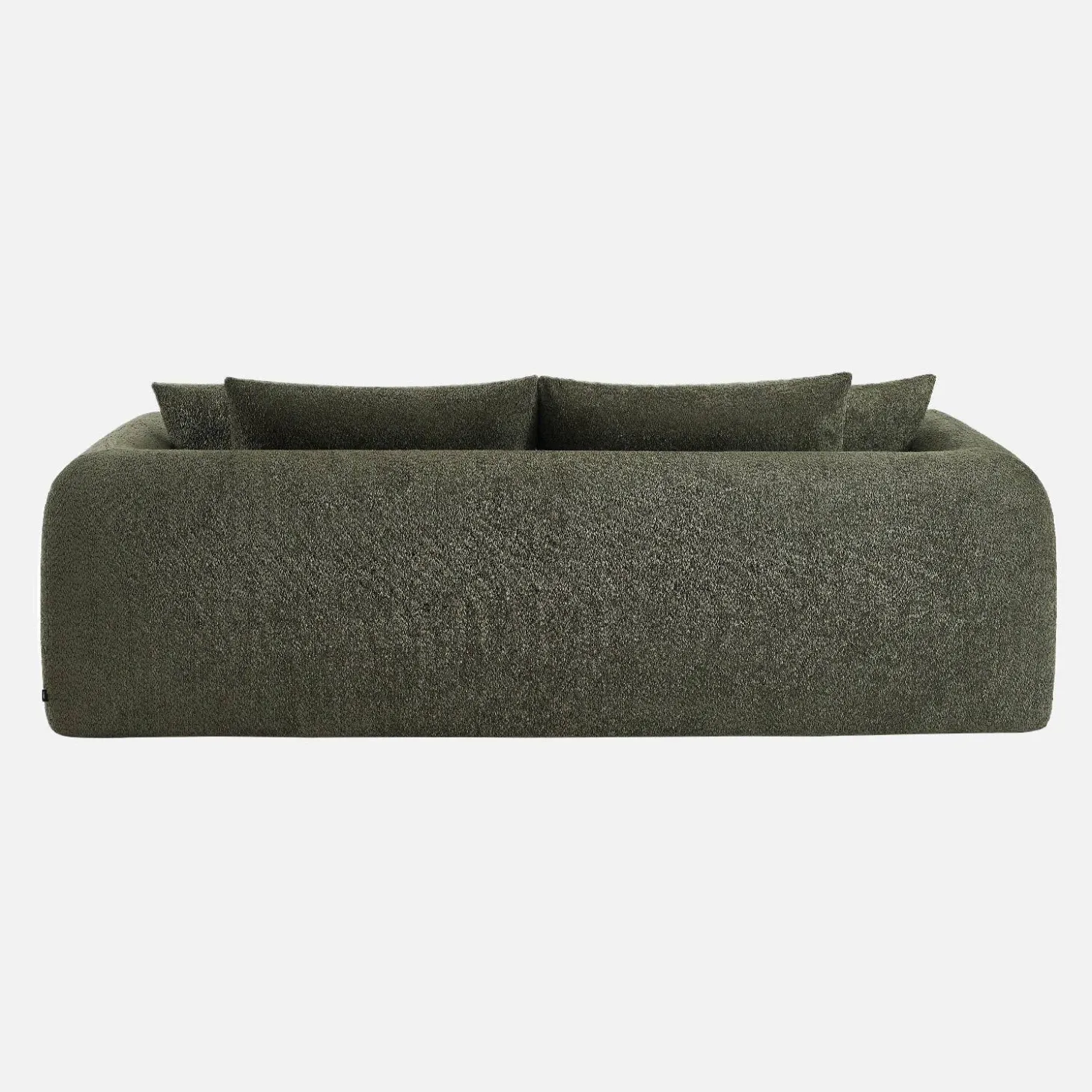 Sofá cama en borreguito texturizado, 3 plazas