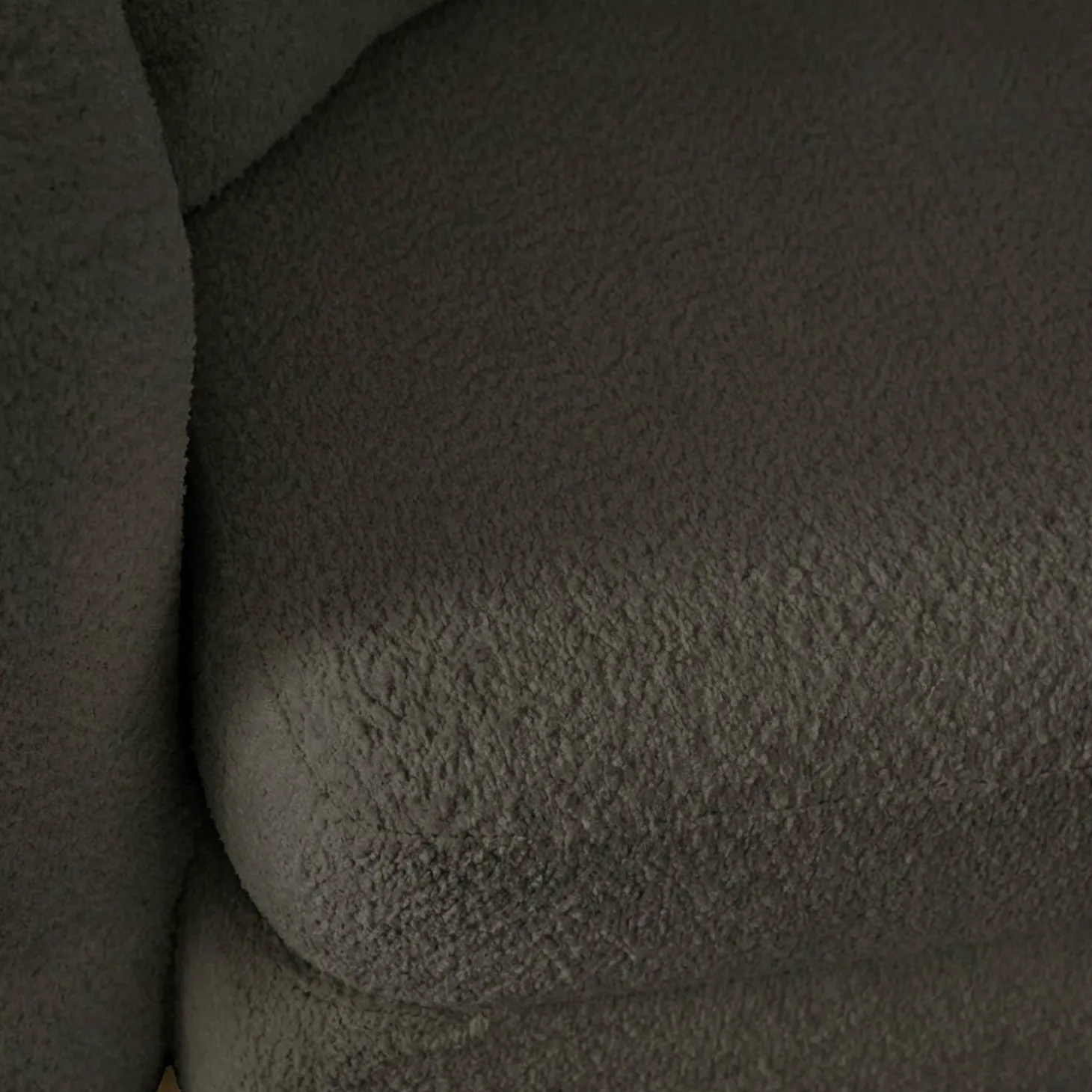Sofá cama en borreguito texturizado, 3 plazas