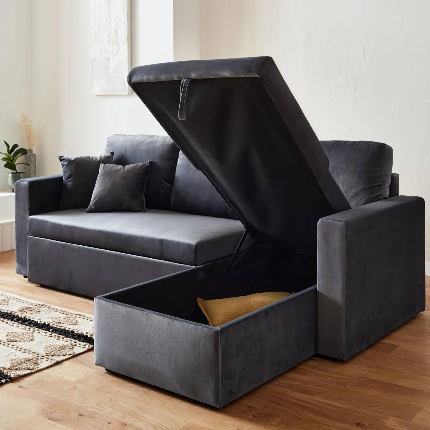 Sofá cama esquinero 3 plazas