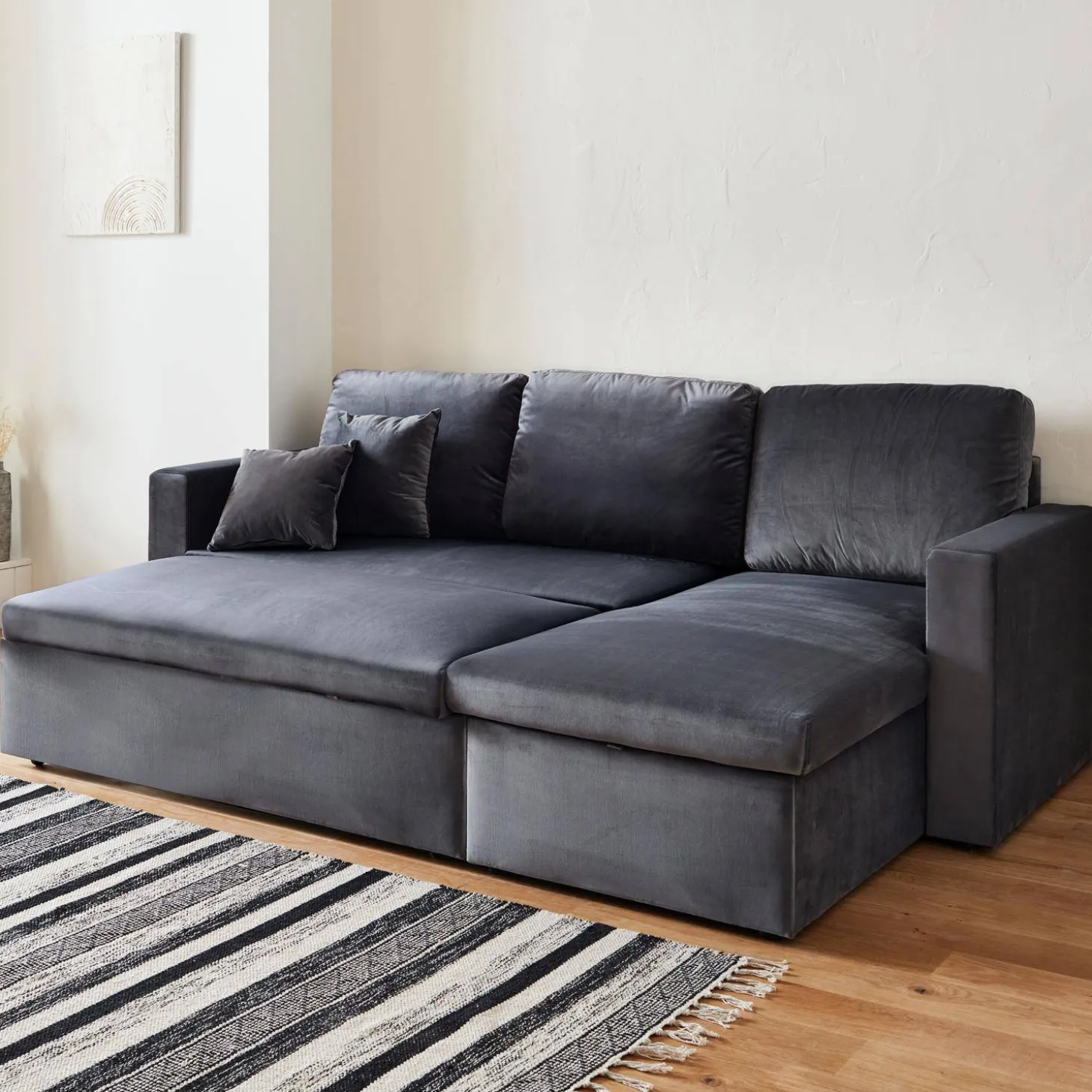 Sofá cama esquinero 3 plazas