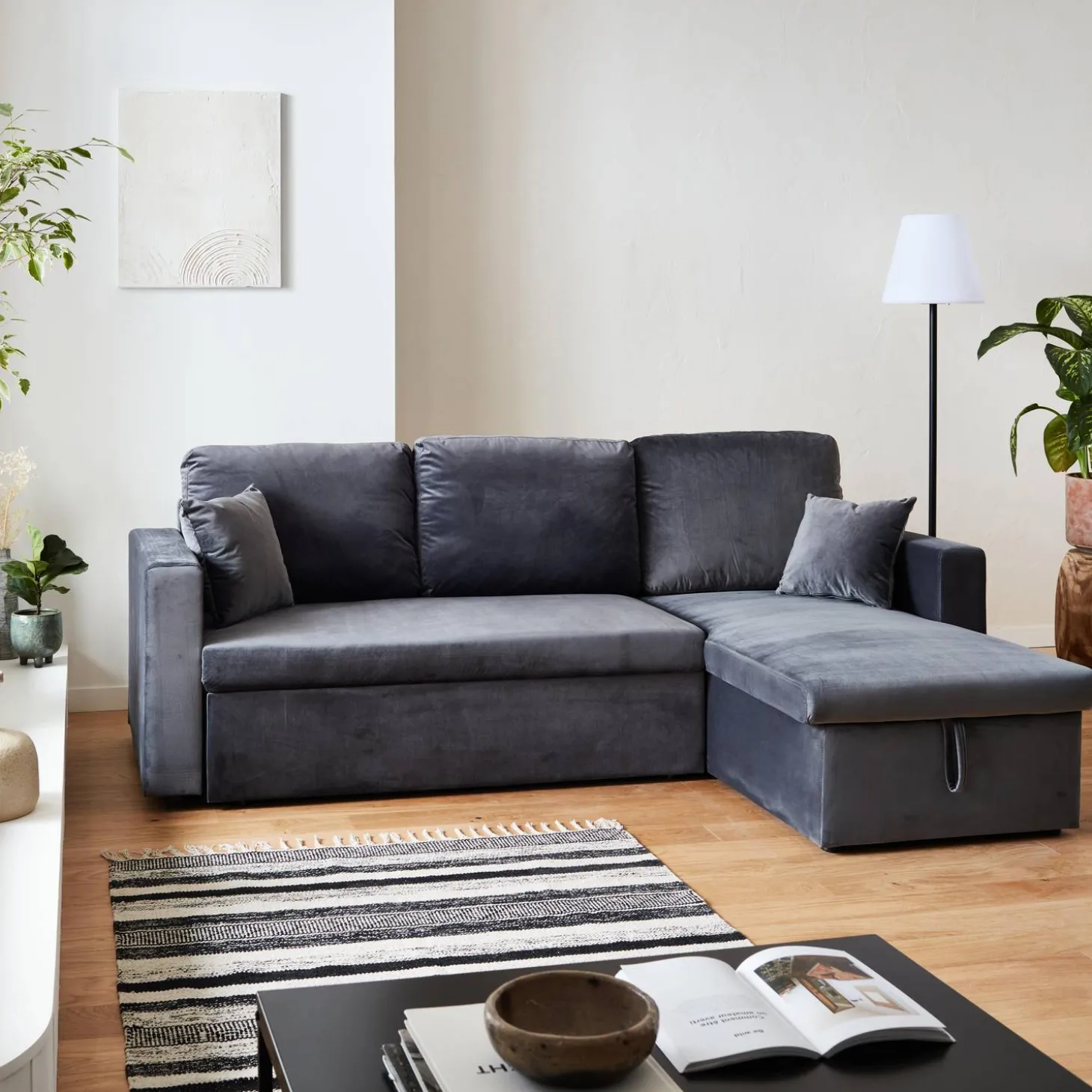 Sofá cama esquinero 3 plazas