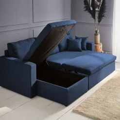 Sofá cama esquinero, 3 plazas