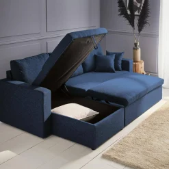 Sofá cama esquinero, 3 plazas