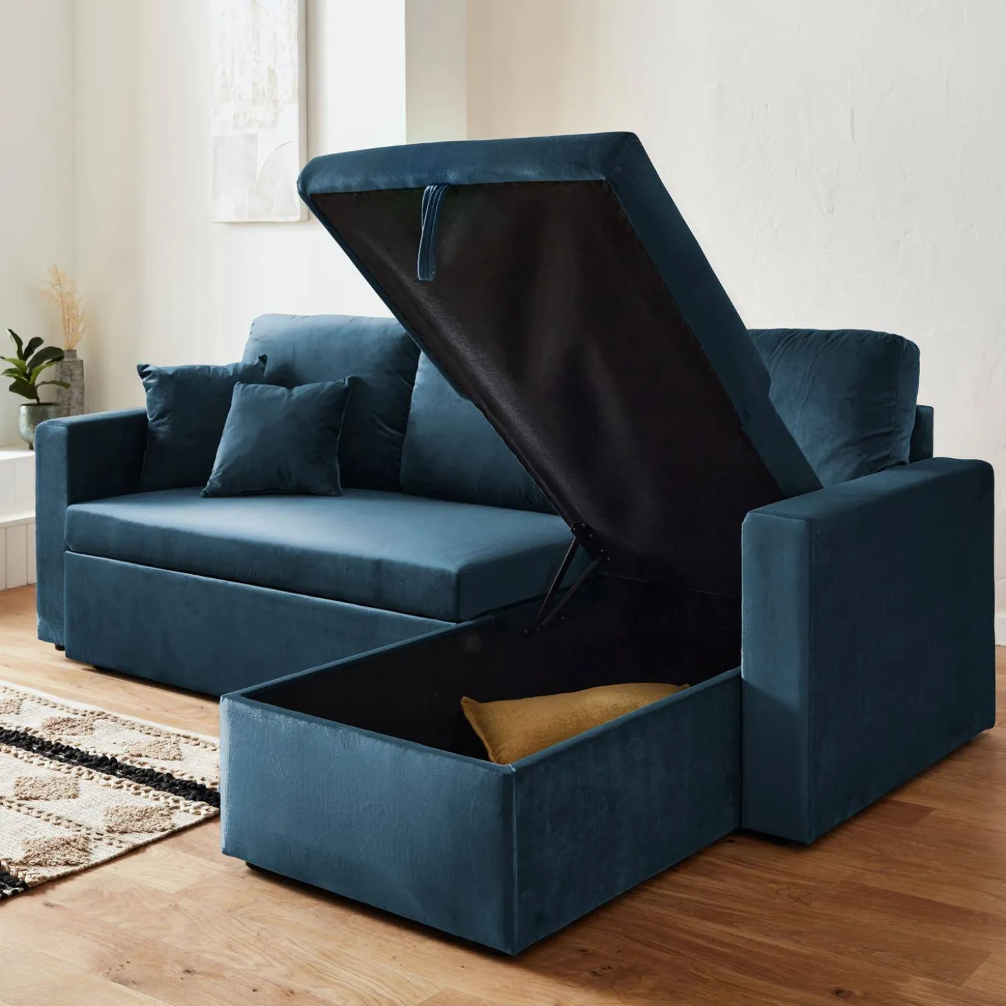 Sofá cama esquinero 3 plazas