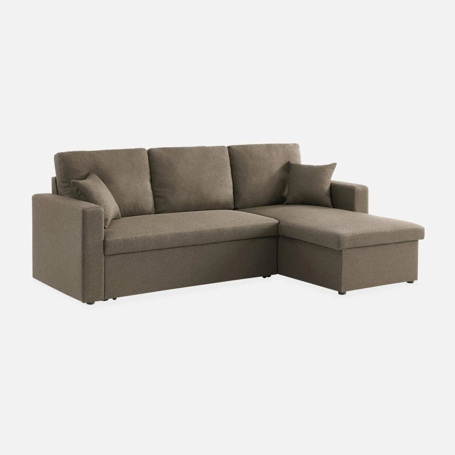 Sofá cama esquinero, 3 plazas