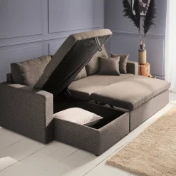Sofá cama esquinero, 3 plazas