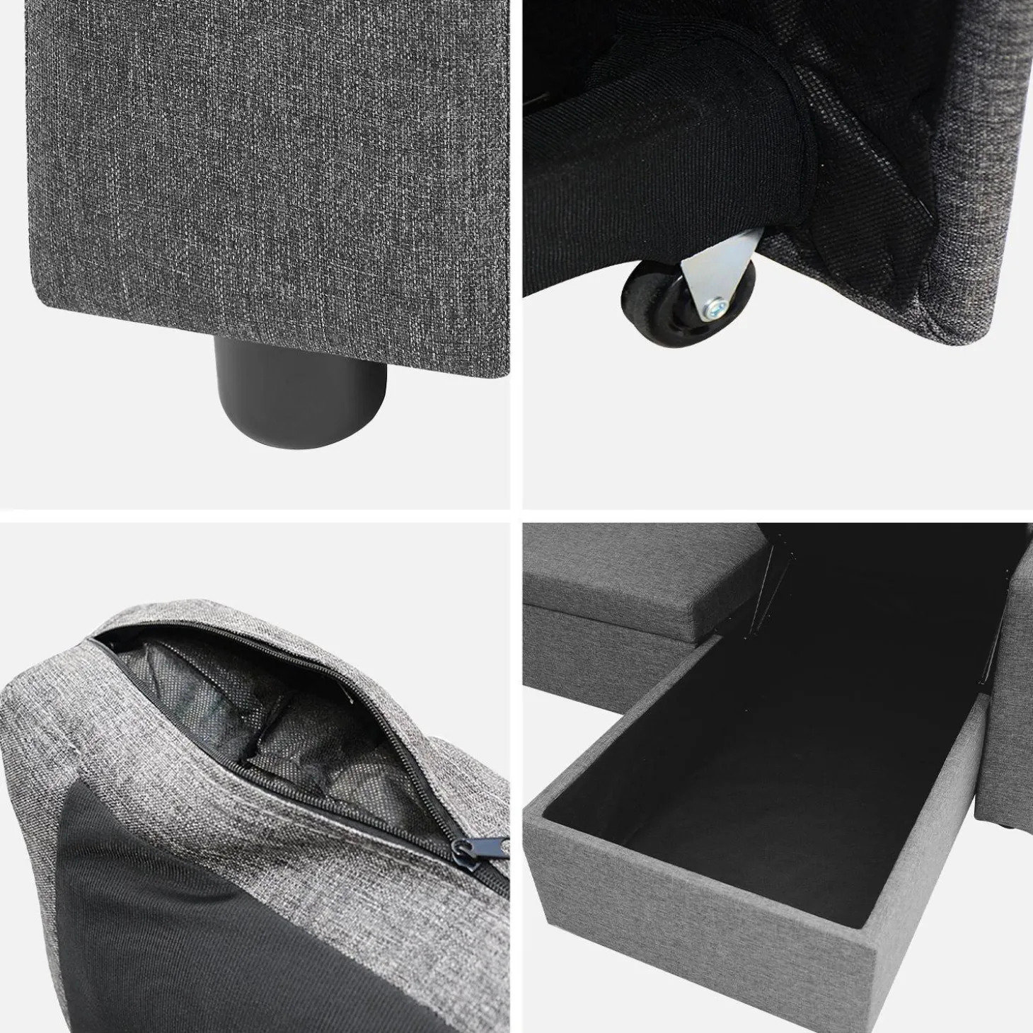 Sofá cama esquinero de 3 plazas