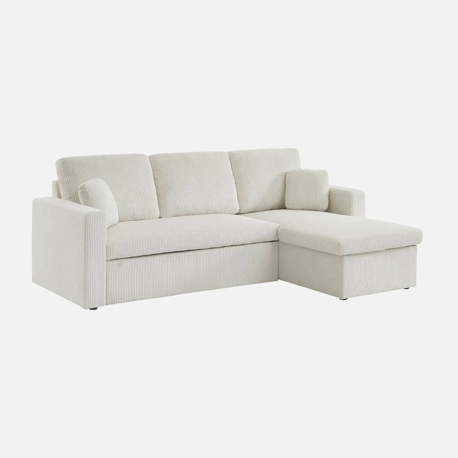 Sofá cama esquinero reversible, 3 plazas