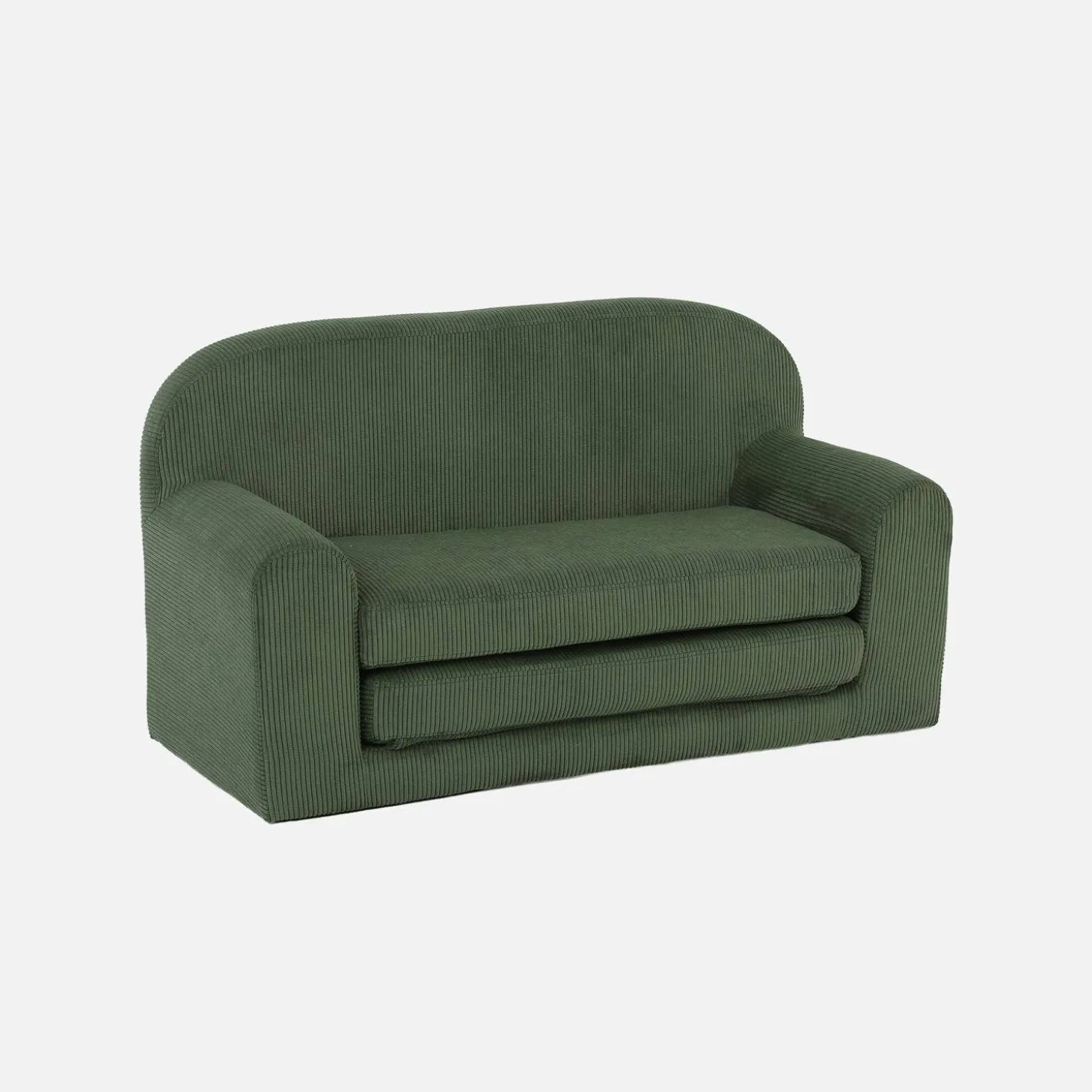 Sofá cama infantil de pana desplegable