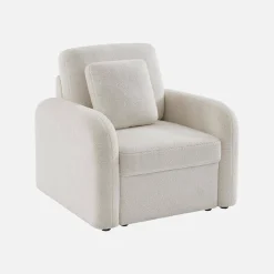 Sofá de 3 plazas y un sillón borreguito