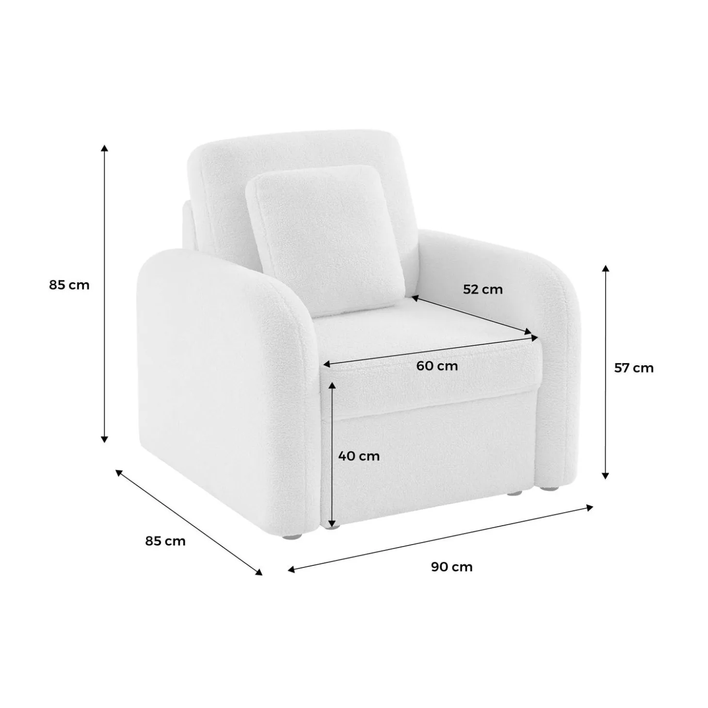 Sofá de 3 plazas y un sillón borreguito