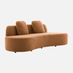 Sofá de diseño borreguito de 3 plazas