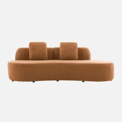 Sofá de diseño borreguito de 3 plazas