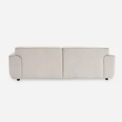 Sofá de terciopelo pana fina, 3 plazas