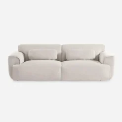 Sofá de terciopelo pana fina, 3 plazas