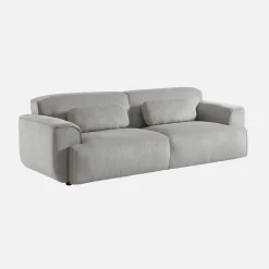 Sofá de terciopelo pana fina, 3 plazas