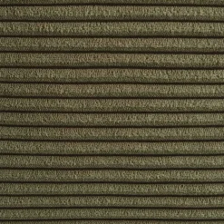 Sofá esquinero modular con reposapiés de terciopelo acanalado, 5 plazas
