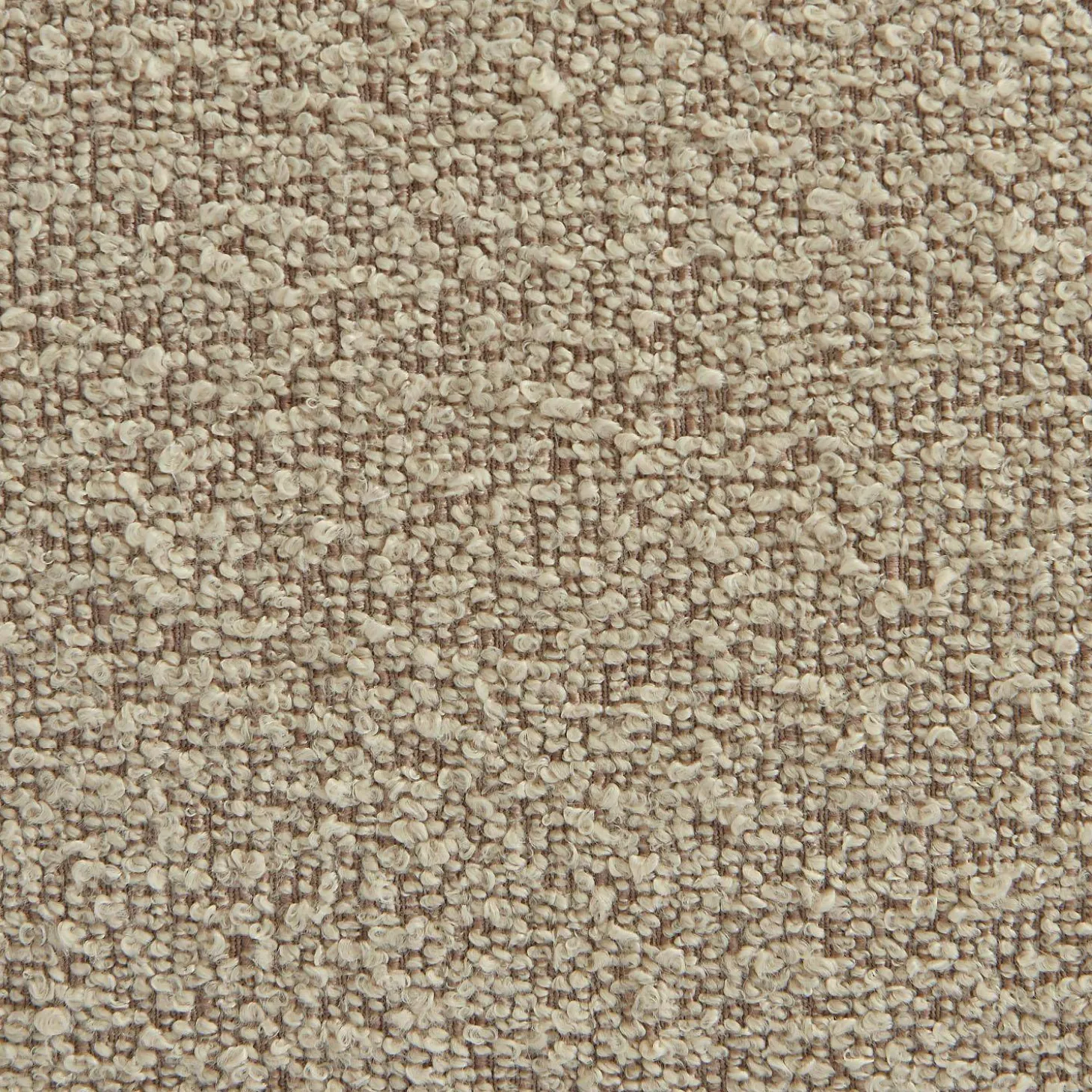 Sofá modular de borreguito texturizada con reposapiés, 3 plazas