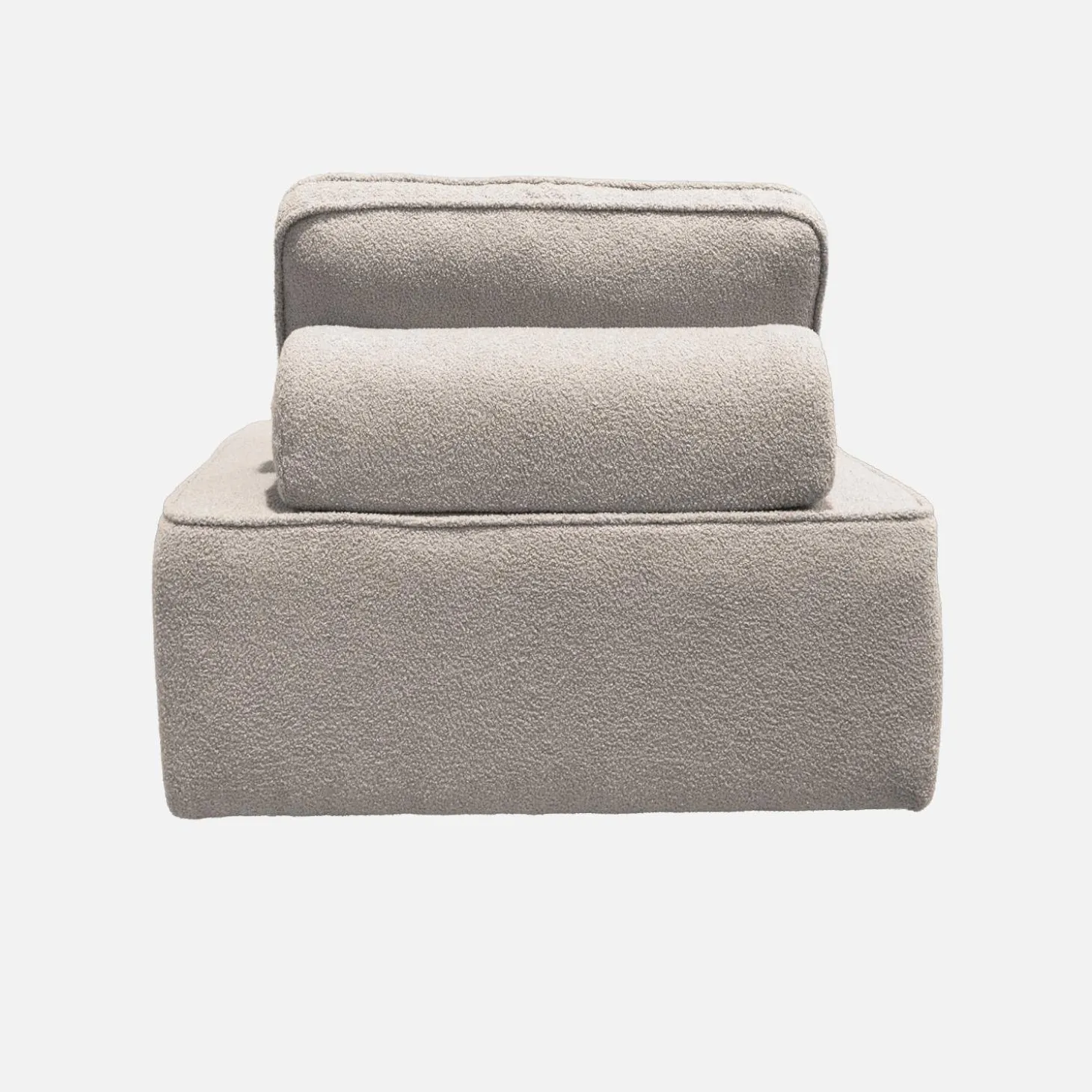 Sofá modular de borreguito, 2 plazas