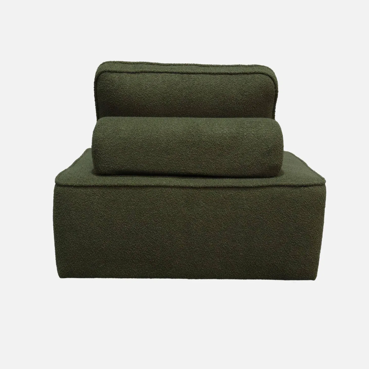 Sofá modular de borreguito, 2 plazas