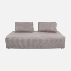 Sofá modular de pana, 4 plazas