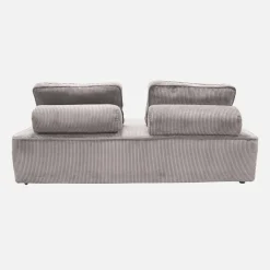 Sofá modular de pana, 4 plazas