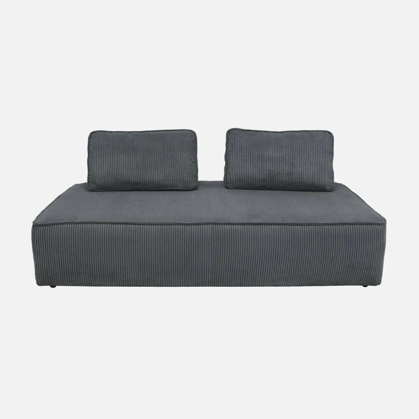 Sofá modular de pana, 2 plazas