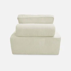 Sofá modular de pana, 2 plazas