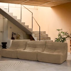Sofá modular de pana, 3 plazas