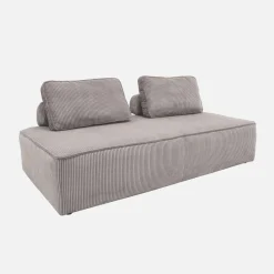 Sofá modular de pana, 3 plazas