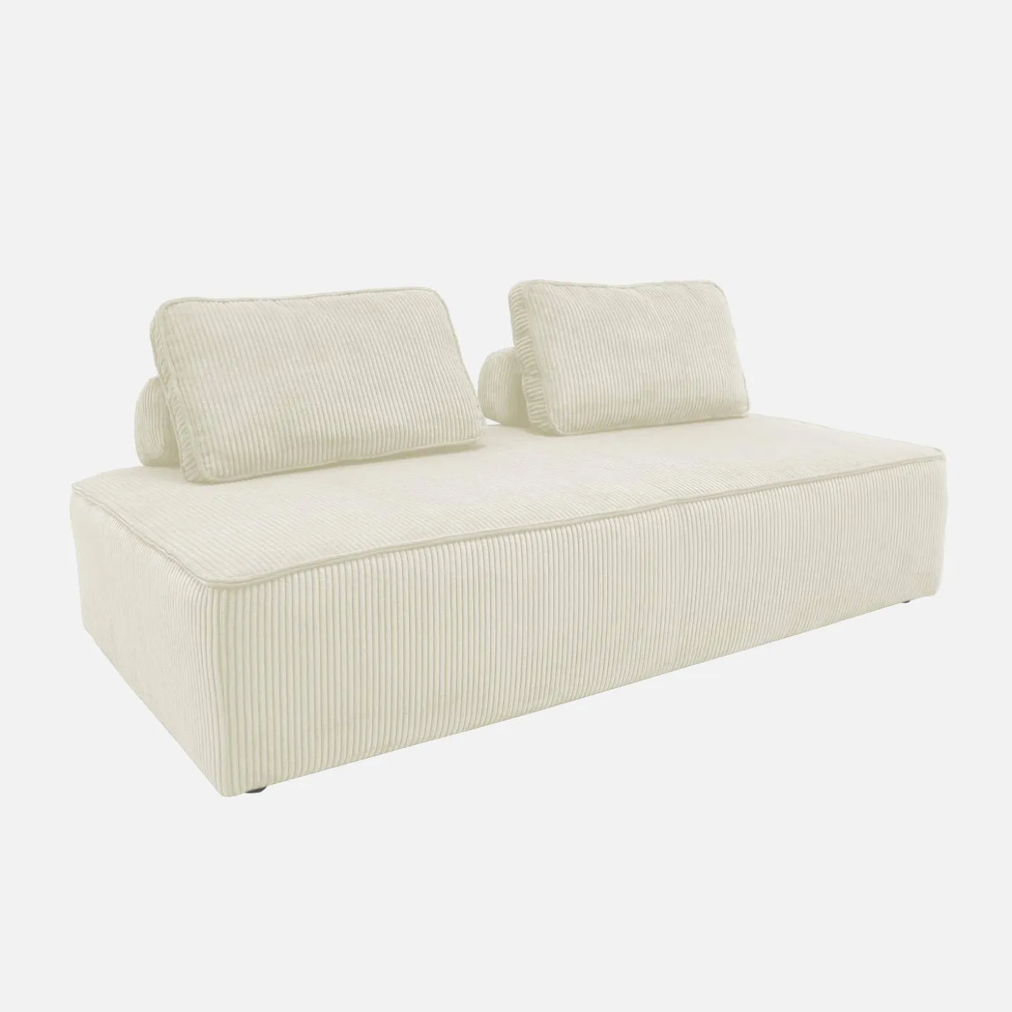Sofá modular de pana, 3 plazas