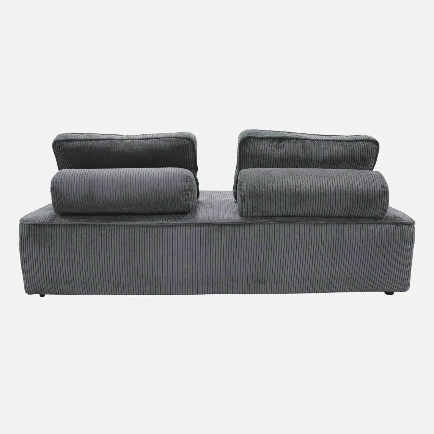 Sofá modular de pana, 4 plazas