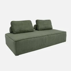 Sofá modular de pana, 3 plazas