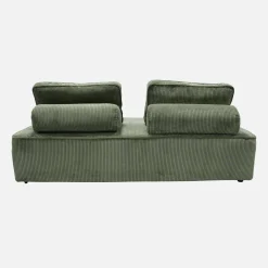 Sofá modular de pana, 2 plazas