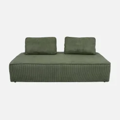 Sofá modular de pana, 2 plazas