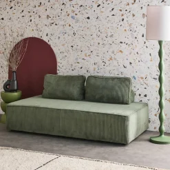 Sofá modular de pana, 2 plazas