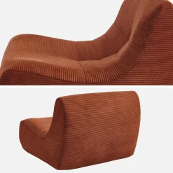 Sofá modular de pana, 2 plazas
