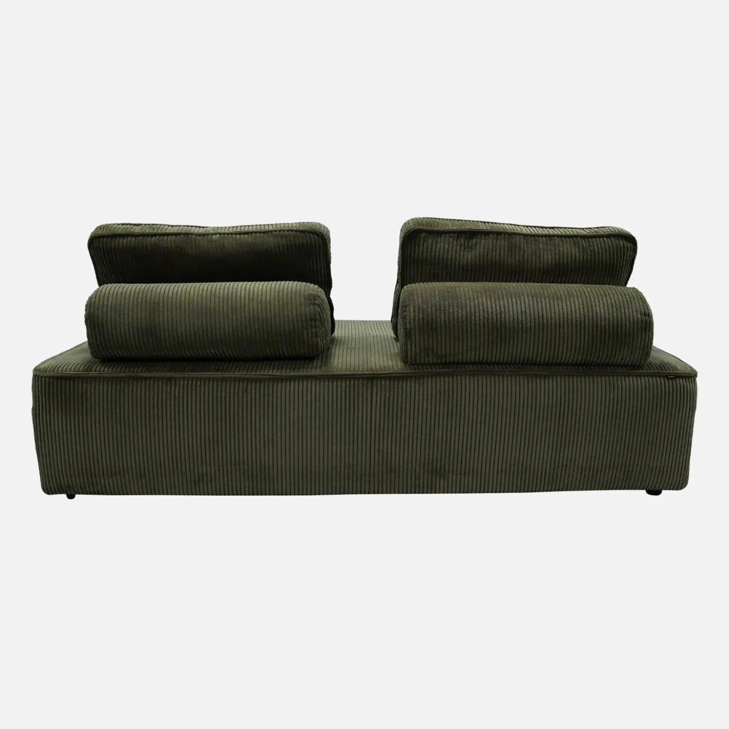 Sofá modular de pana, 2 plazas