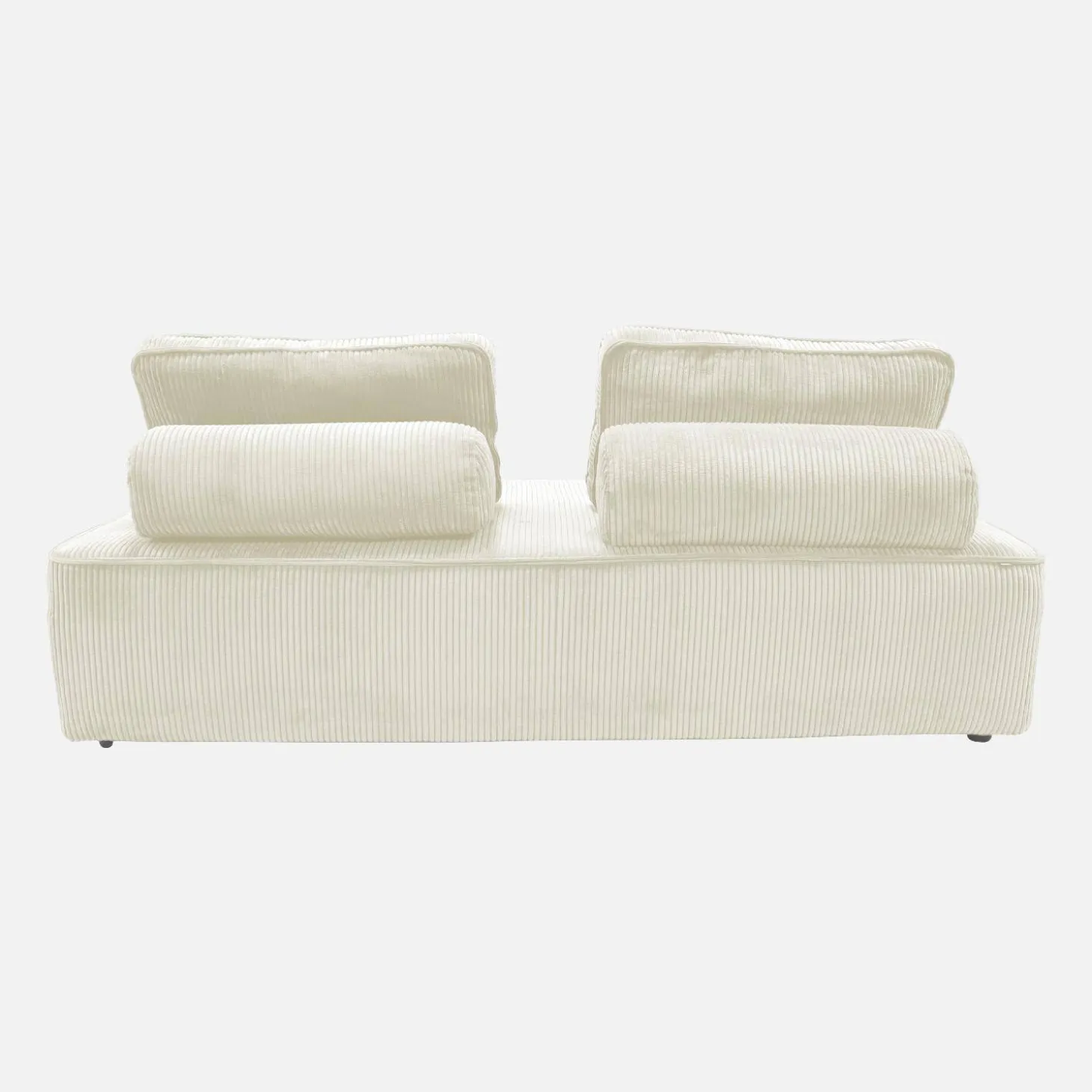 Sofá modular de pana, 4 plazas