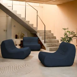 Sofá modular de terciopelo, 3 plazas
