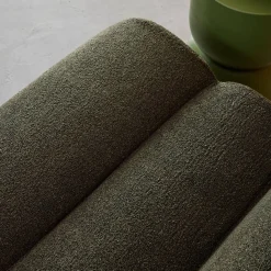 Sofá modular en borreguito texturizado, 2 plazas
