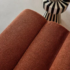 Sofá modular en borreguito texturizado