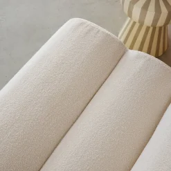 Sofá modular en borreguito texturizado