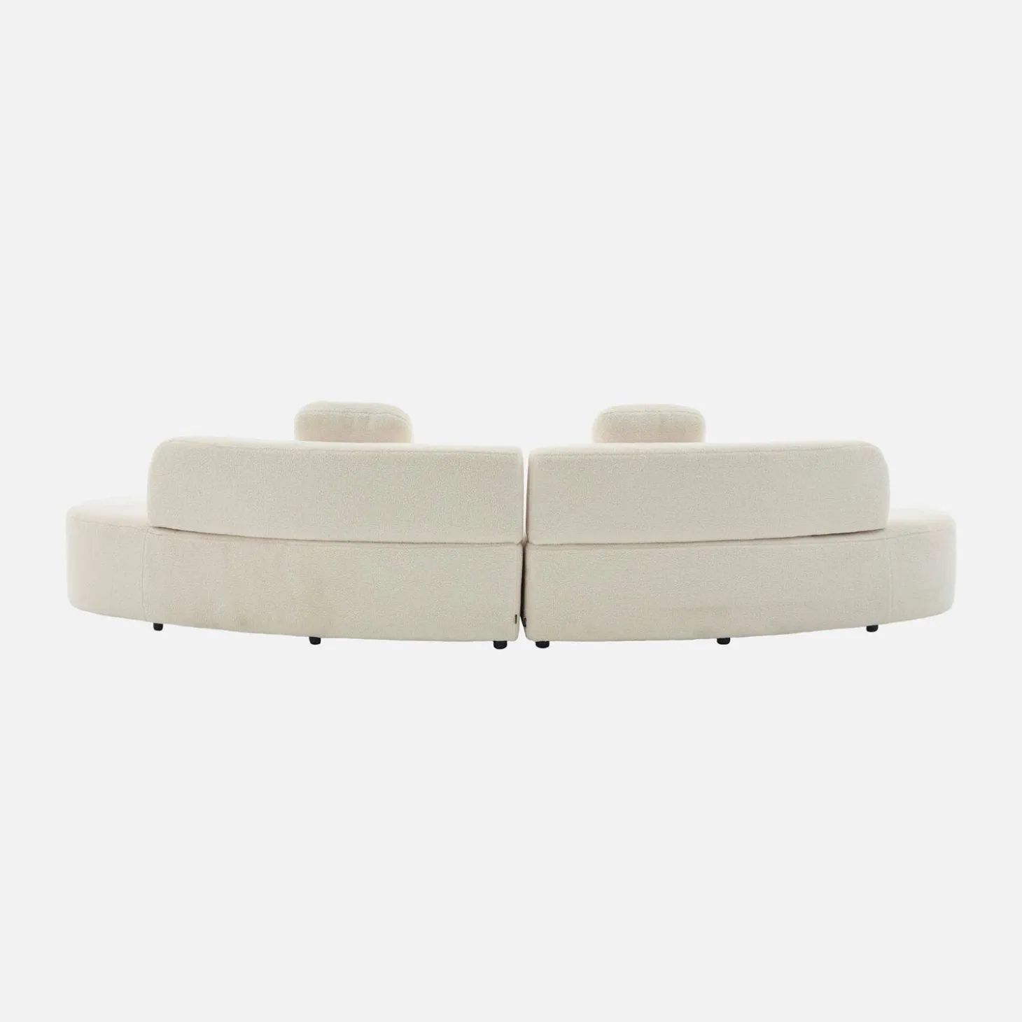 Sofá modular en borreguito de 5 plazas
